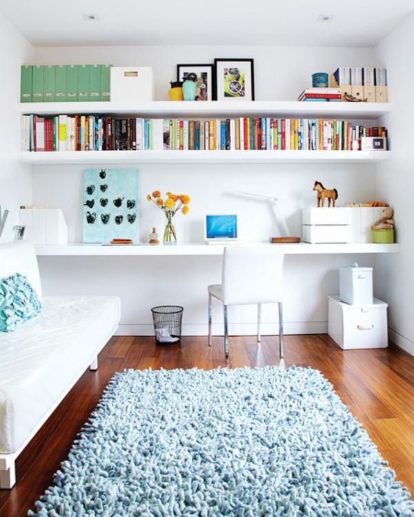 19 Floating Shelves Ideas For a Beautiful Home | Home office .