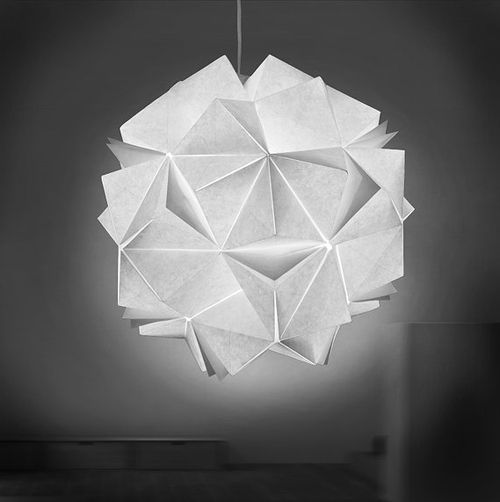 Folded Light Art By Jiangmei Wu | Origami lights, Origami light .