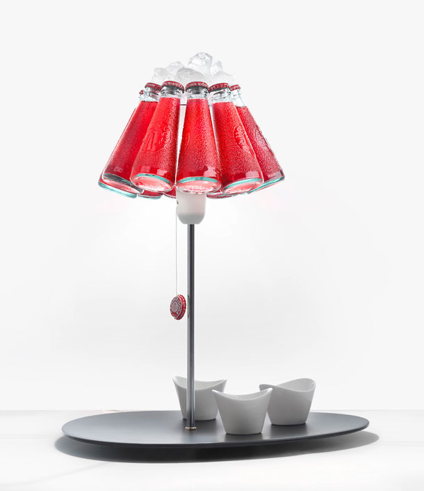 Campari Bar Table Lamp | Raffaele Celentano x Ingo Maurer | Ganzo .