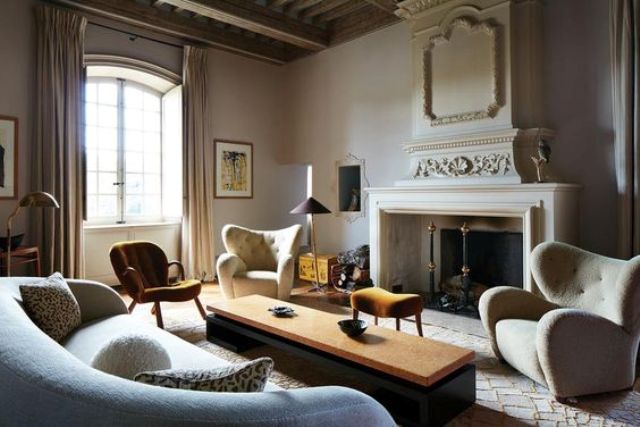 Chic French Chateau With Original Features And Modern Furniture .