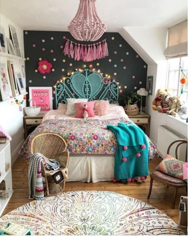 30+ Fun And Cute Boho Bedroom Design Ideas For Kids | Pretty .