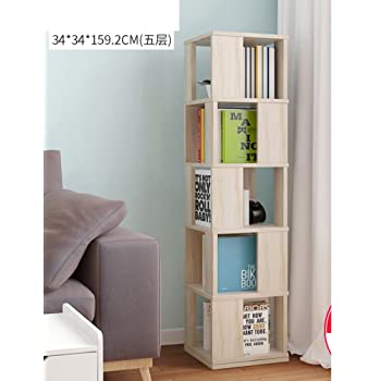 Amazon.com: JX&BOOS Swivel Bookshelf,Floor Rack Simple Bookcase .