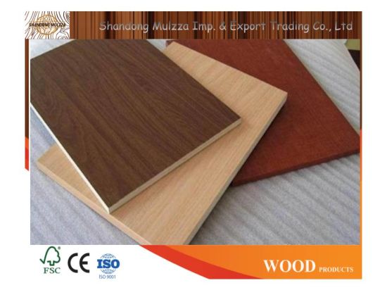 China Stock Size Wood Grain Plain/Melamine Laminated Furniture .