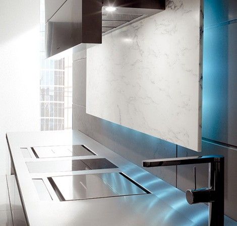 Luxury Kitchen Kitchen with LED Illumination from Toncelli creates .