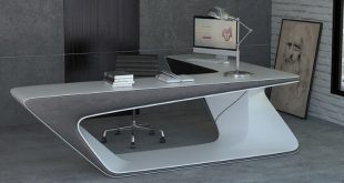 Futuristic L-shaped Desk For Modern Workspaces - DigsDi
