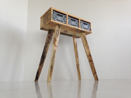 Futuristic Stiltboxes Furniture Of Recycled Materials - DigsDi