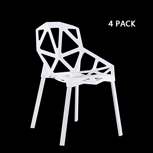 Amazon.com: MIMI KING Fashion Dining Chair Geometric Hollow Chair .
