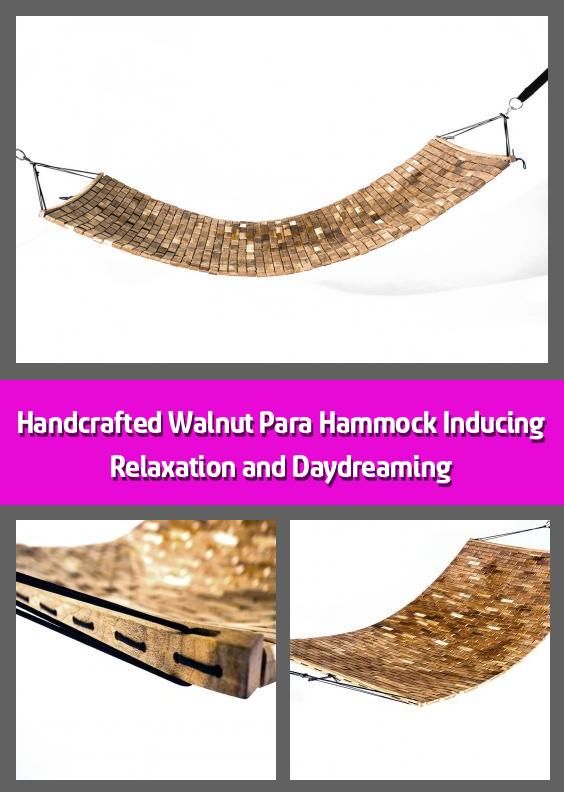Handcrafted Walnut Para Hammock Inducing Relaxation and .