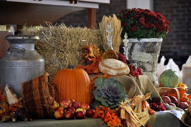 church decoration for thanksgiving - Google Search | Thanksgiving .