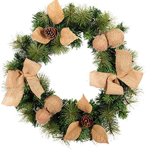Amazon.com: Winter Wreath,Christmas Front Door Decoration,Holiday .