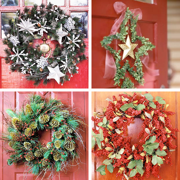 33 Holiday Wreaths Door Decor Ideas - DigsDi