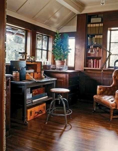 25 Inspiring Ideas for Home Office Design in Vintage Style .