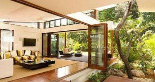 Open living...love the whole idea of bringing the outside in .