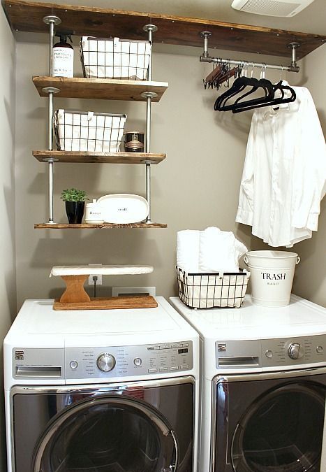 How To Smartly Organize Your Laundry Space: 37 Ideas - DigsDigs .