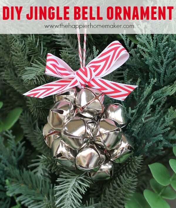 DIY Jingle Bell Ornament | Diy christmas ornaments, Christmas .