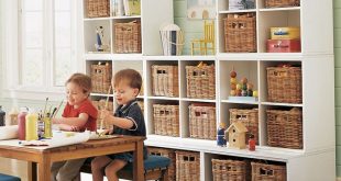 Amazing And Beautiful Playroom Storage Design Ideas With Rattan .