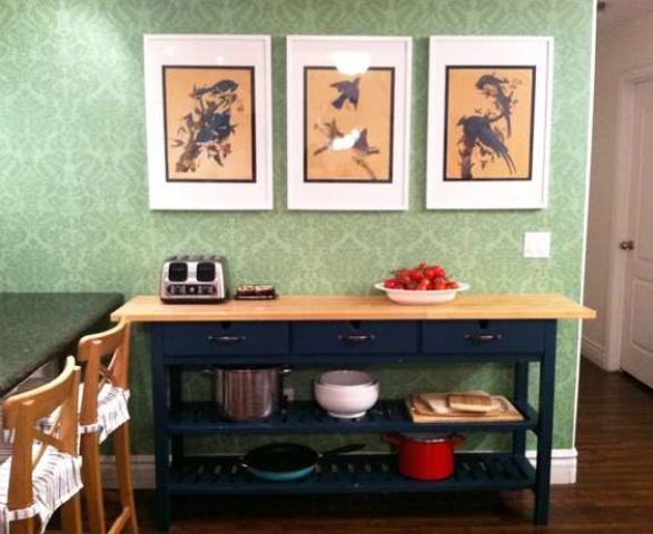 25 Ways To Use And Hack IKEA Norden Buffet | Painted sideboard .