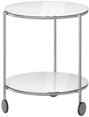 IKEA STRIND – Side table, white, nickel-plated – 50 cm: Amazon.de .