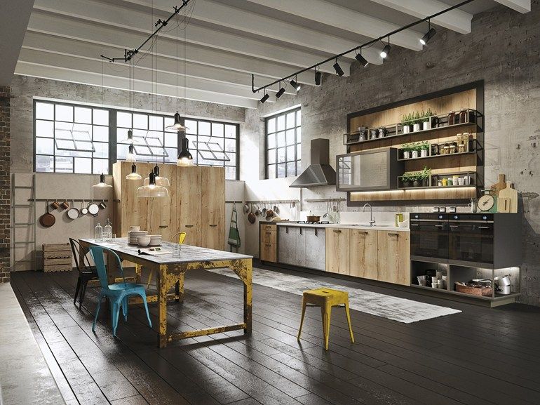 Linear fitted kitchen LOFT by Snaidero design Michele Marcon .