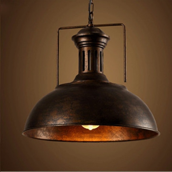 Vintage Retro Industrial Ceiling Light Lamp Shade Fixture Lighting .
