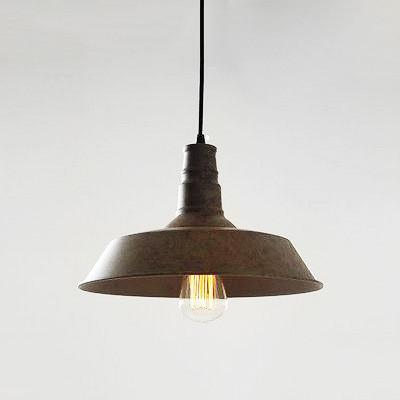 Vintage Industrial Pendant Light Rustic brown: Tudo and co – Tudo .