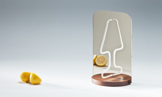 Ingenious Moitie Table Lamp Playing With Reflections - DigsDi