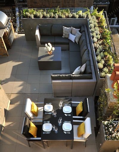 LuxDeco Style Guide | Rooftop terrace design, Terrace furniture .
