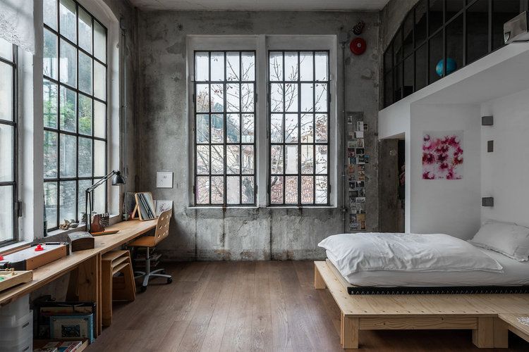 An Industrial Artist Loft in Italy With Jaw Dropping Windows in .