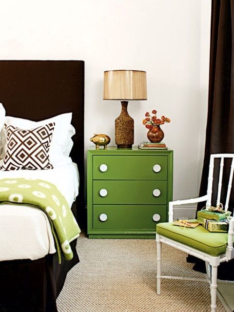 Juicy Green Accents in Bedrooms – 59 Stylish Ideas_19 | Bedroom .
