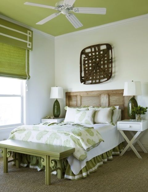 Juicy Green Accents In Bedrooms – 59 Stylish Ideas | Eclectic .