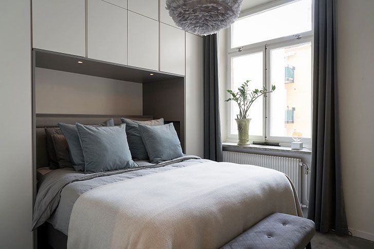 Minimum of furniture and maximum comfort: laconic Swedish .