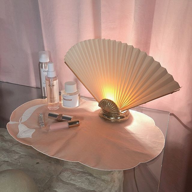 Attic Box on Instagram: “SOLD// I love this boudoir lamp! Brass .