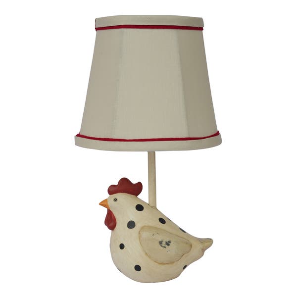 Shop Somette Big Fat Hen Polka Dot Table Lamp - Overstock - 86444