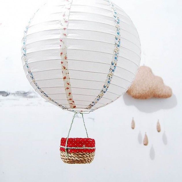 35 Lovely DIY Paper Lamps | Diy hot air balloons, Paper lamp .