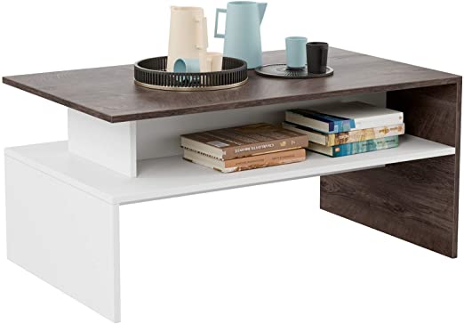 Amazon.com: HOMFA Modern Console Table Coffee Table 2-tier, 35.4 .