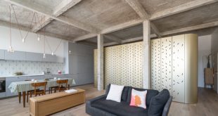 Parisian Loft With A Perforated Central Island - DigsDi