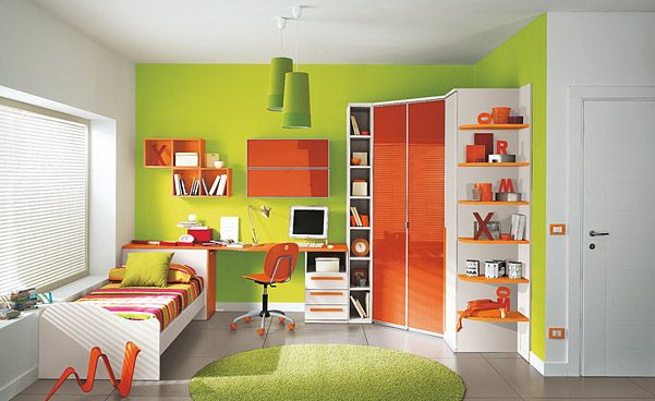 50 Lovely Children Bedroom Design Ideas | DigsDigs | Green bedroom .