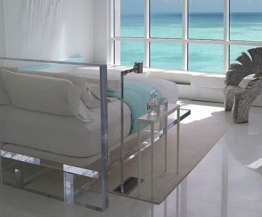 Transparent Furniture | Unique bed design, Acrylic furniture .