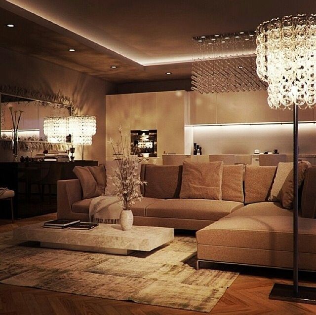 Warm living room | Luxury living room, Elegant living room .