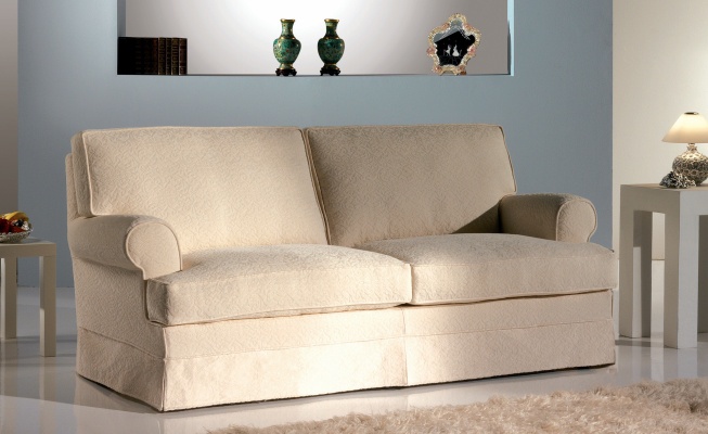 Sofa double shrouded Topazio, TreCi Salotti - Luxury furniture