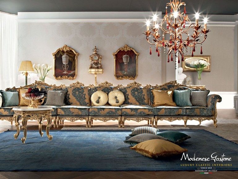 12402 7 seater sofa by Modenese Gastone group | Luxury italian .
