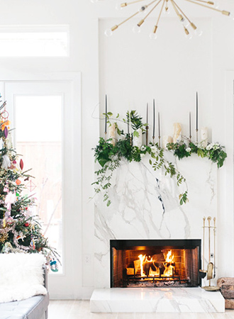 modern-christmas-mantel-decorating-ideas | Décor A
