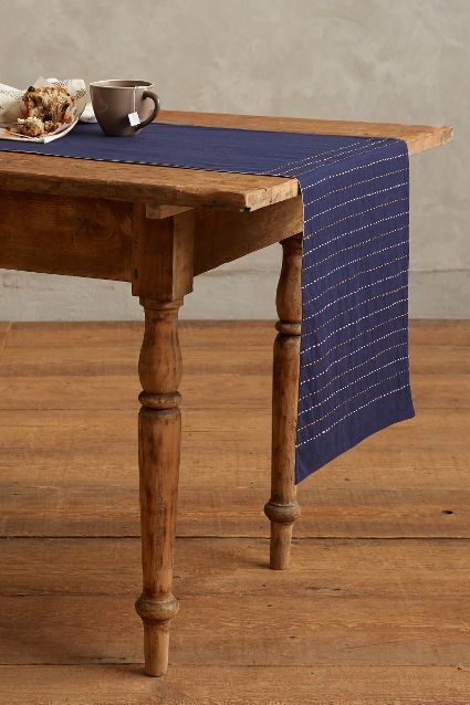 Kantha Stitched Table Linen - #anthroregistry | Table linens .