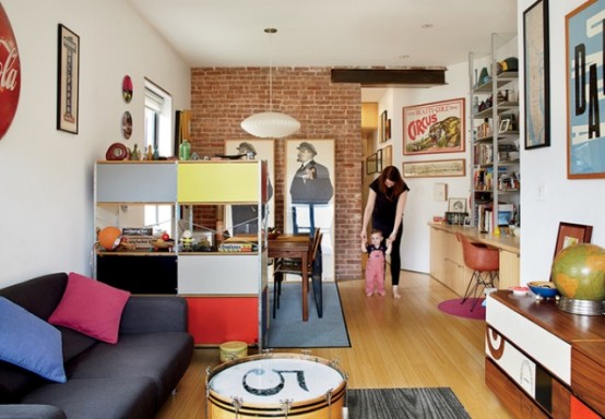 Mid-Century Modern Renovation Of A Tiny New York Apartment - DigsDi