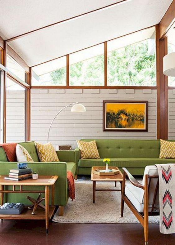 90 Stylish Mid-Century Living Room Design Ideas - DigsDi