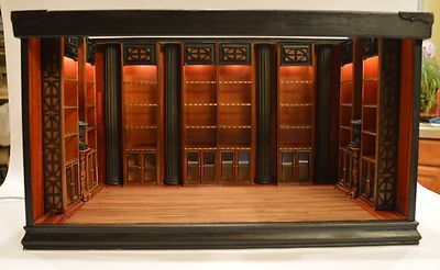 dollhouse room boxes | Dollhouse Miniature 1:12 Scale Library or .