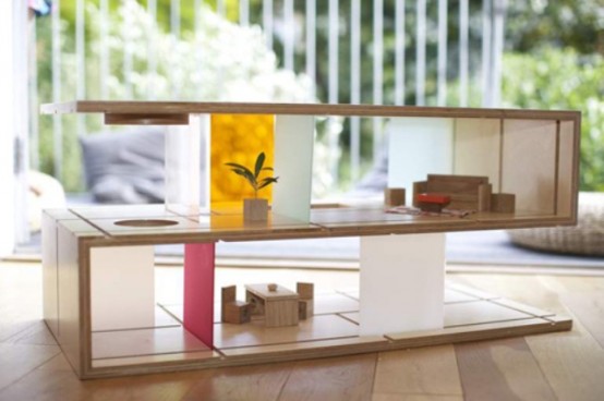 Minimalist Coffee-Table And Dollhouse In One - DigsDi