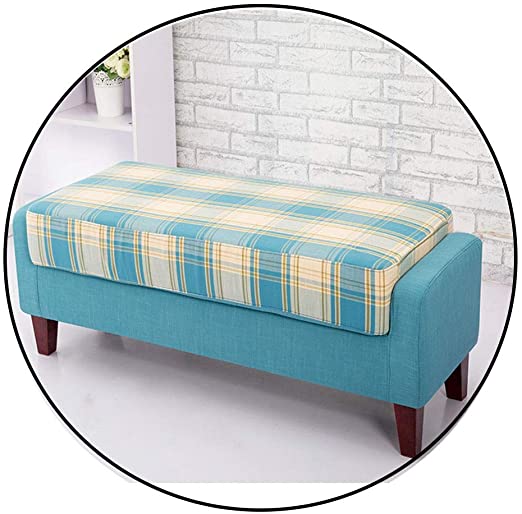 Amazon.com: LYRWISHJD Sofa Stools Bed End Stool Simple Pedal Cloth .
