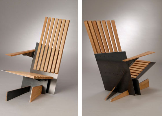 Inspiring minimalist wooden furniture collection by Andrew Kopp .