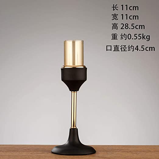 Amazon.com: ANNISOUL European Light Luxury Glass Candle Holder .